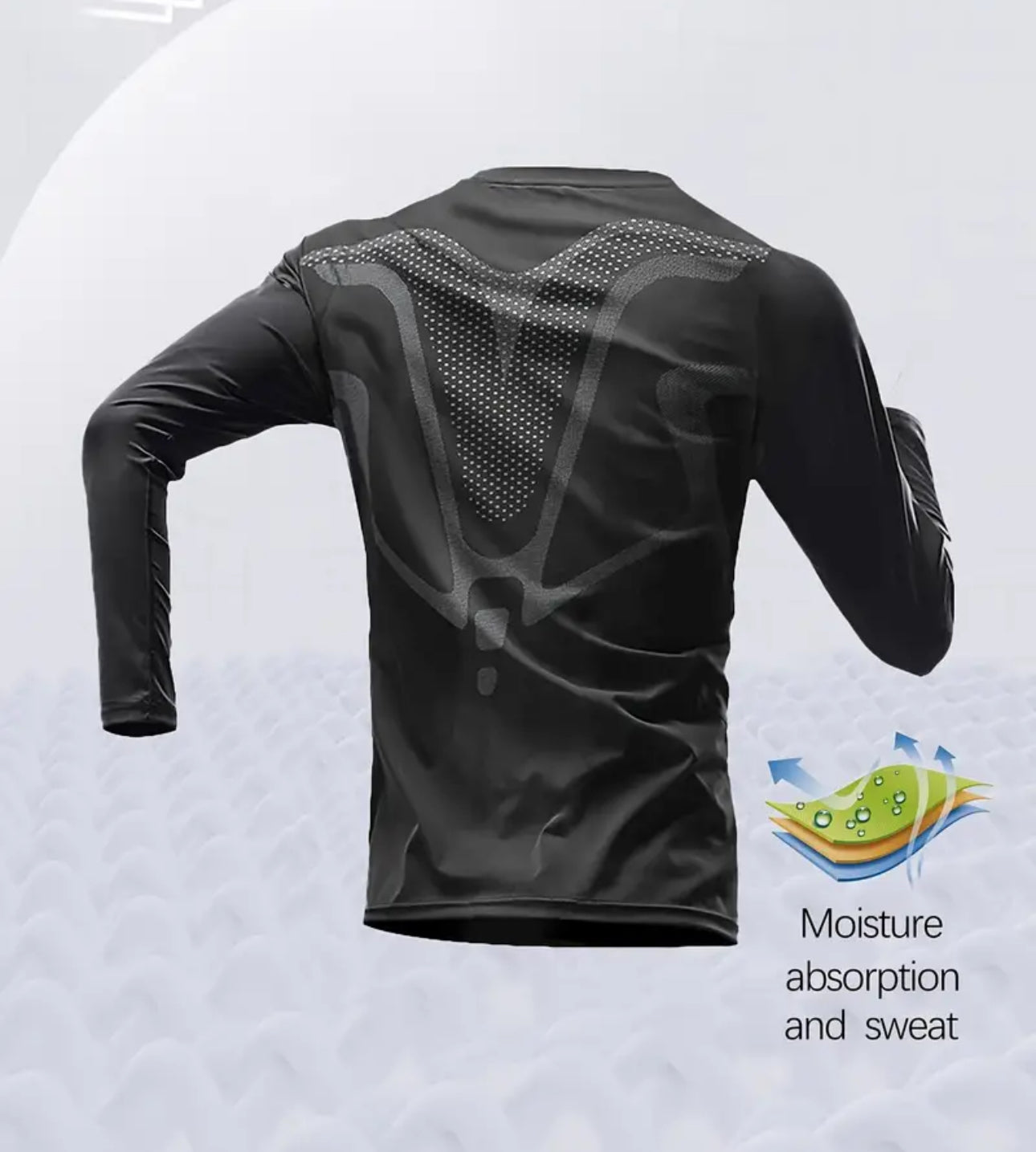 Sweat-shirt anti transpirant