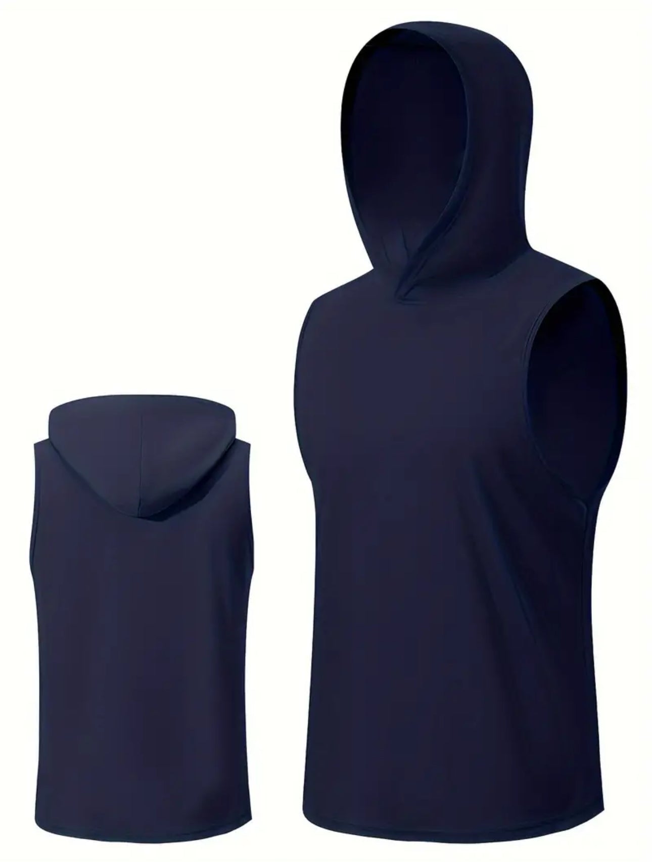 Débardeur Sport à Capuche Marine
